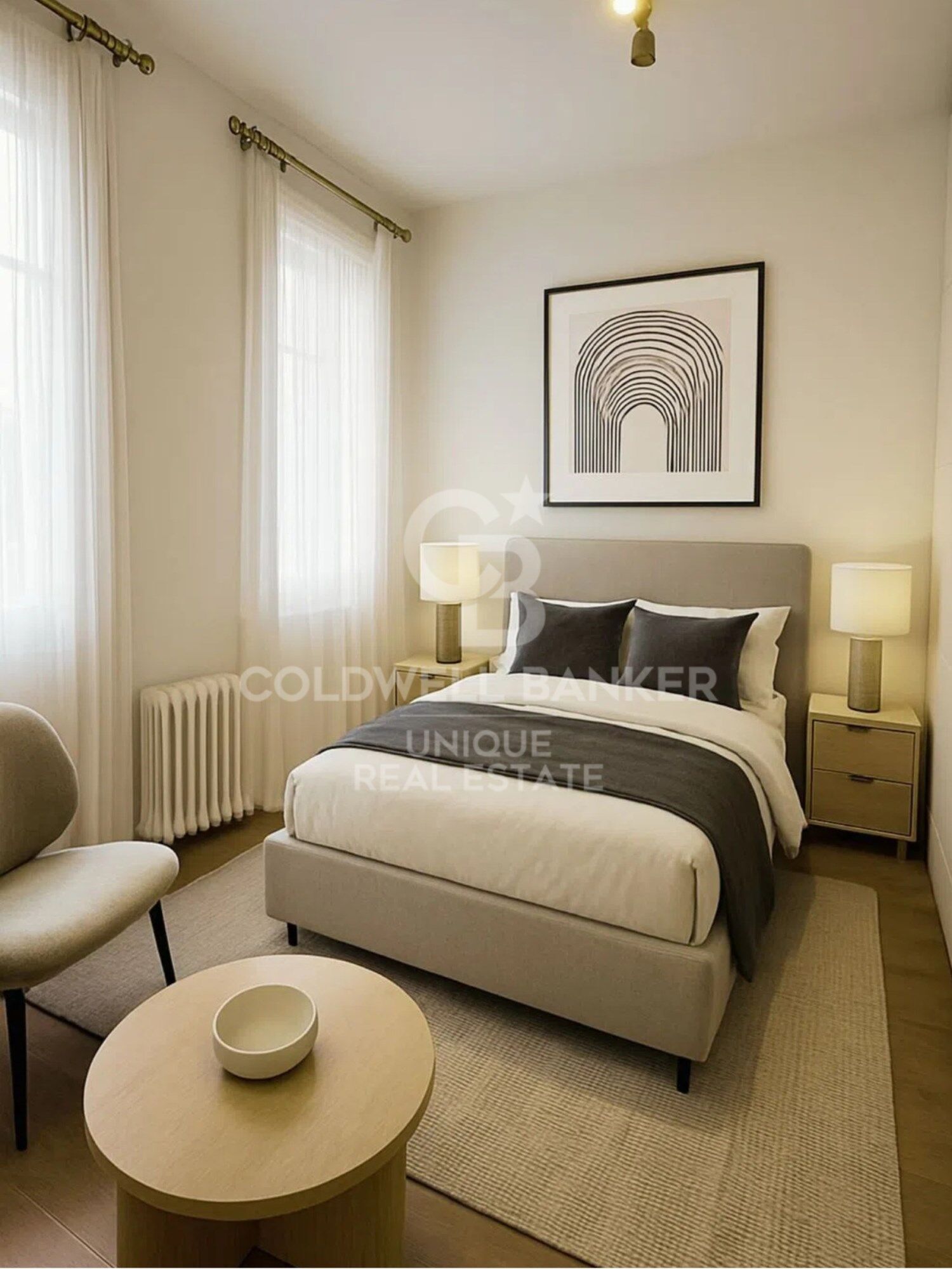 Wohnung mit zwei Schlafzimmern in einem einzigartigen und spektakulären Gebäude in Almagro, Madrid.