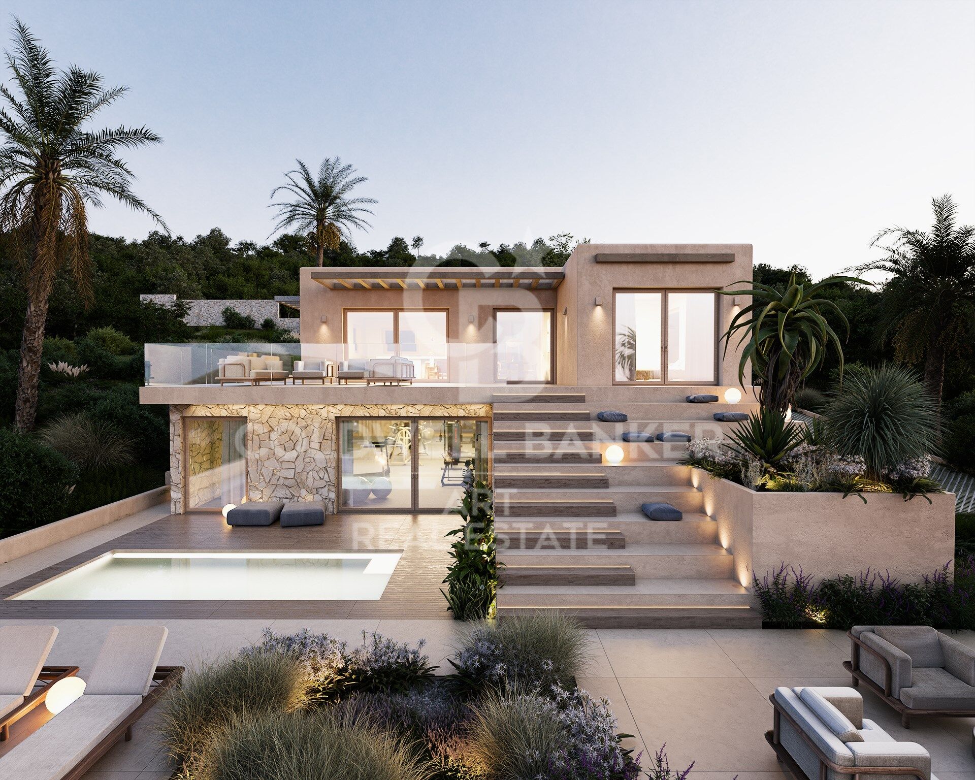 Villa neuve exclusive avec vue sur le détroit de Gibraltar à Tarifa