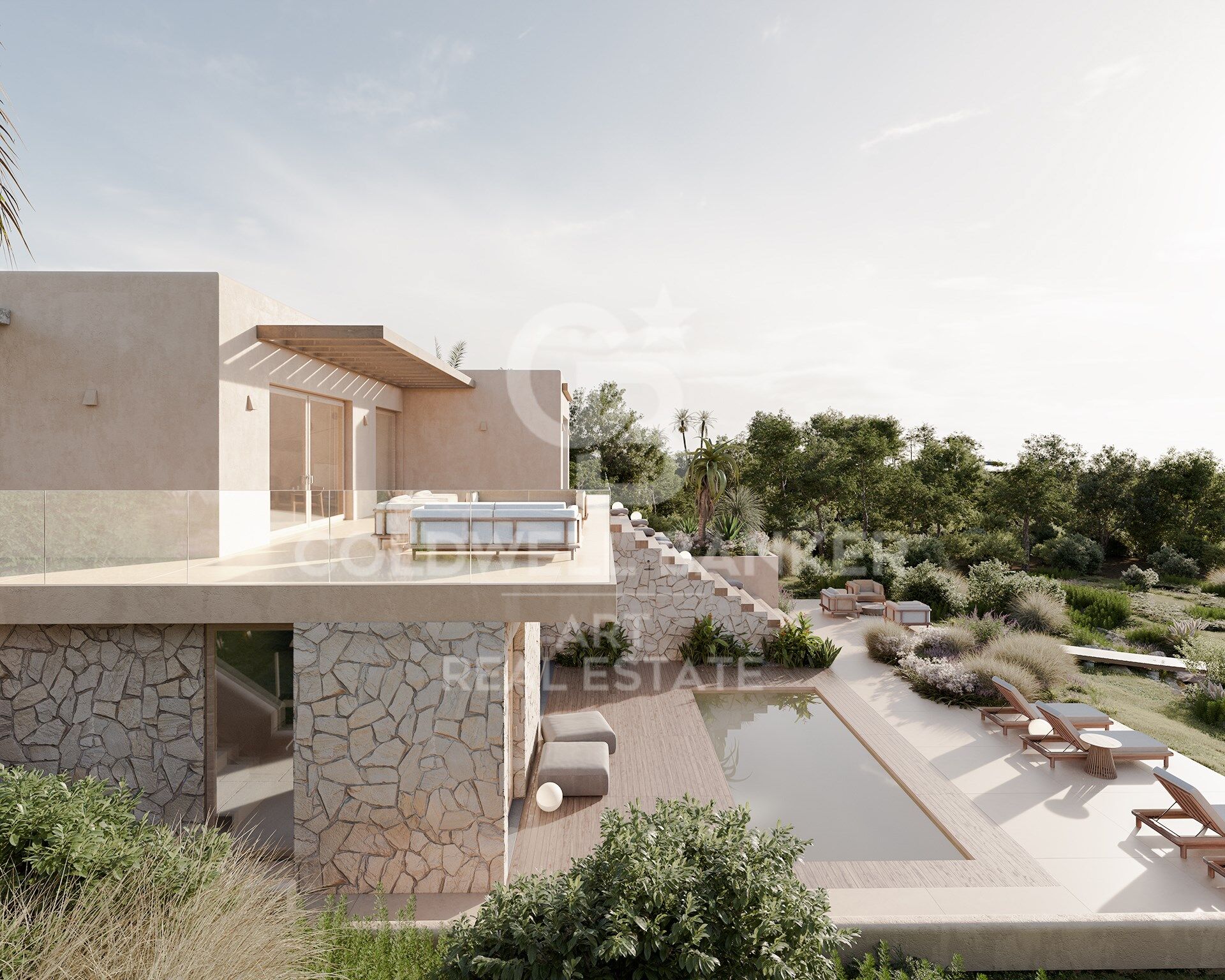 Exclusiva villa de obra nueva con vistas al Estrecho de Gibraltar en Tarifa