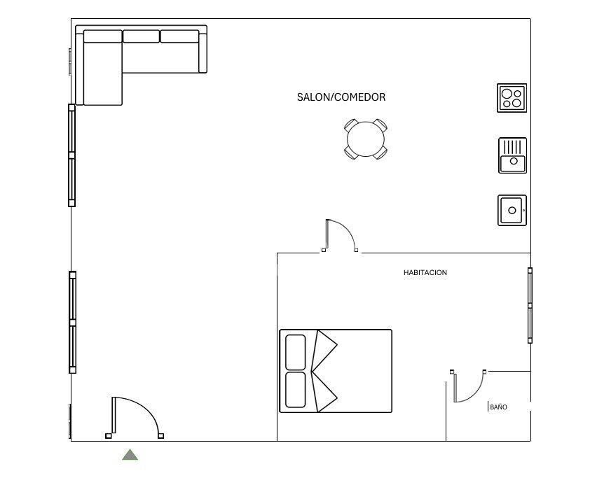 Charming flat with natural light next to Calle Colón