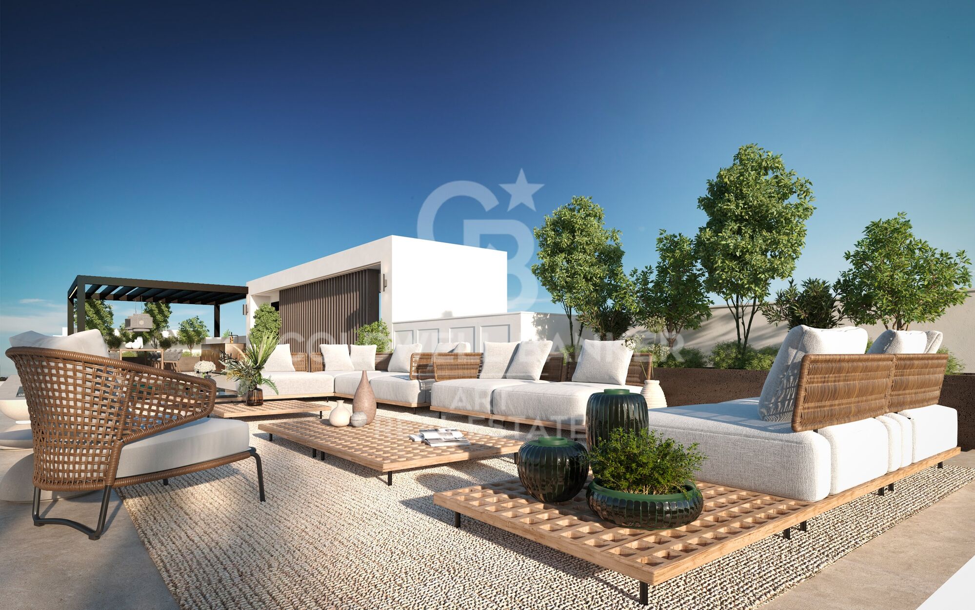 Villas exclusives situées dans le prestigieux quartier résidentiel de Cortijo Blanco, à Marbella.