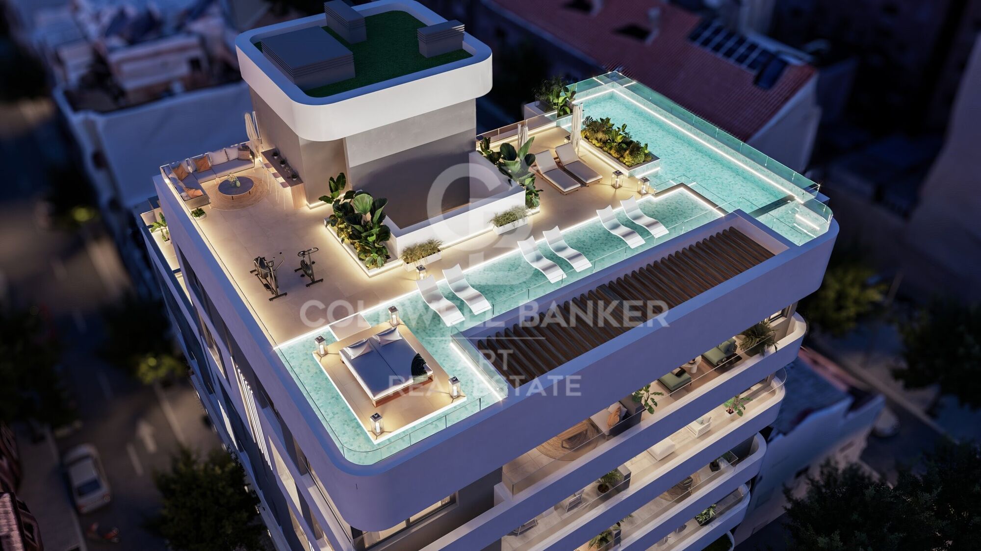 Modernes Boutique-Wohnprojekt im zeitgenössischen Stil in Málaga.