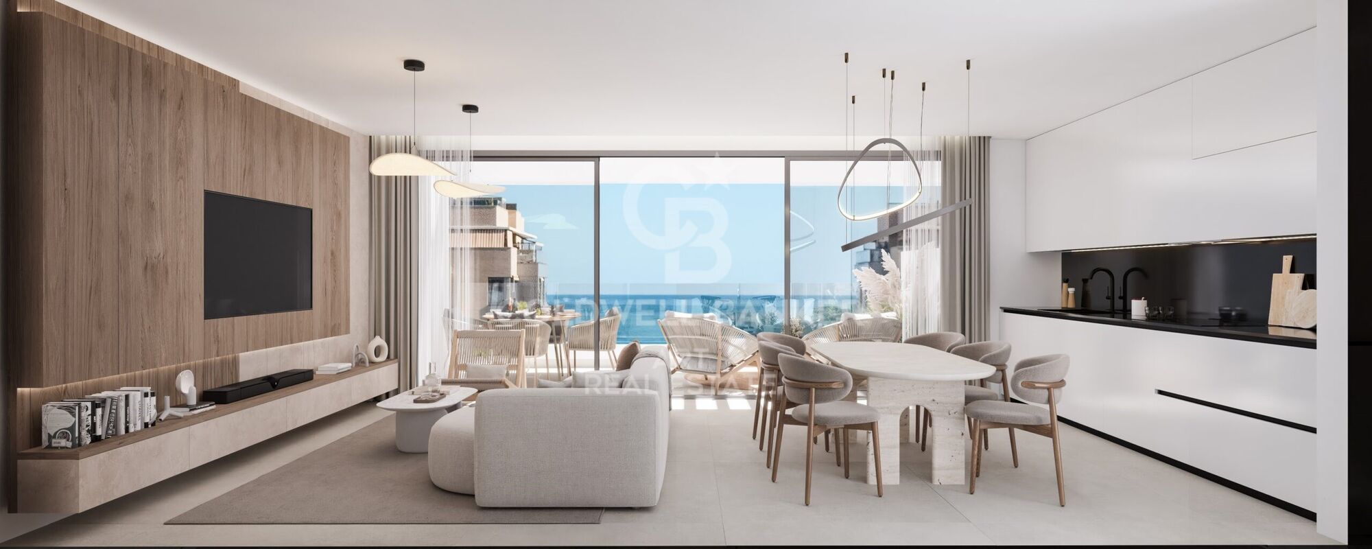 Projet résidentiel boutique de style contemporain à Malaga.