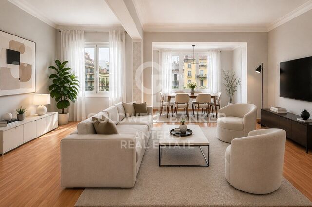 Spacious and Charming Exterior Apartment in L'Antiga Esquerra de l'Eixample