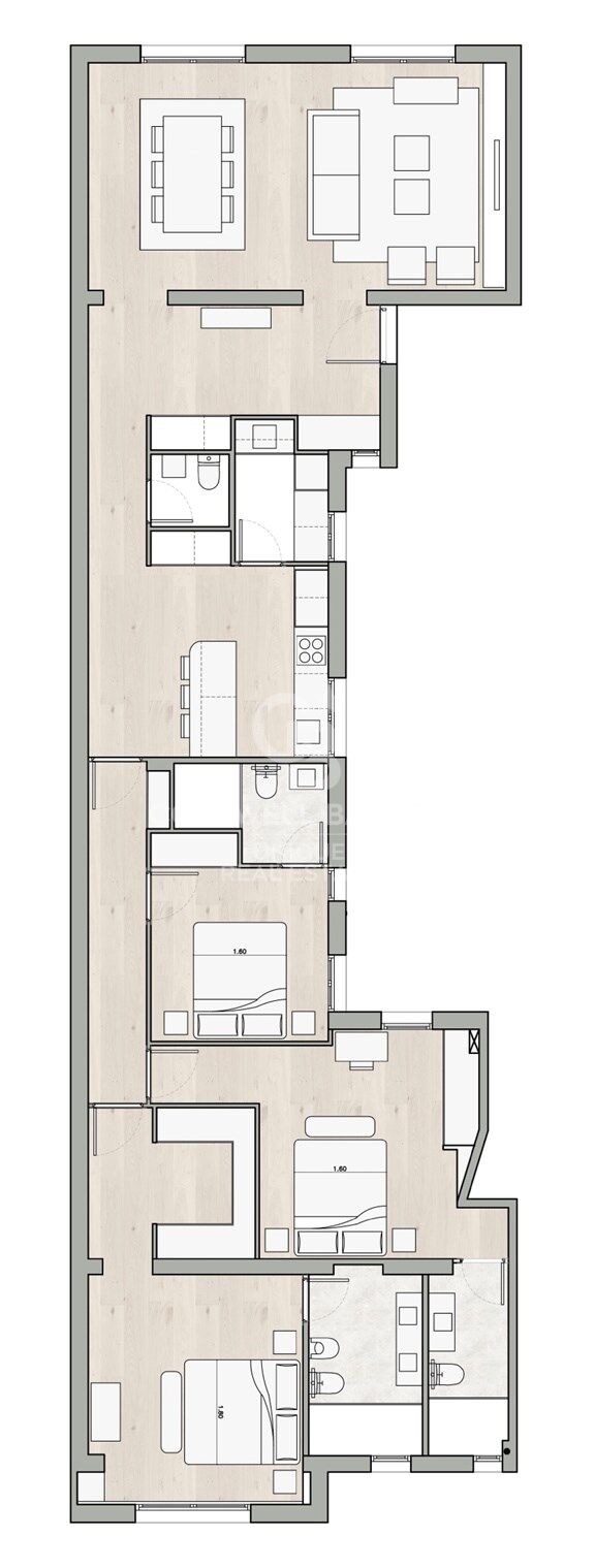 Appartement extérieur entièrement rénové à Ibiza, Retiro.