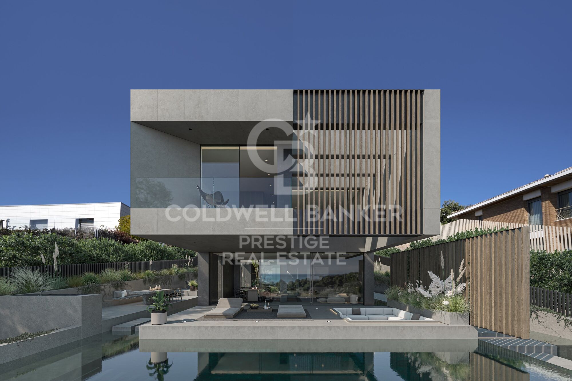 Newly built house near Barcelona