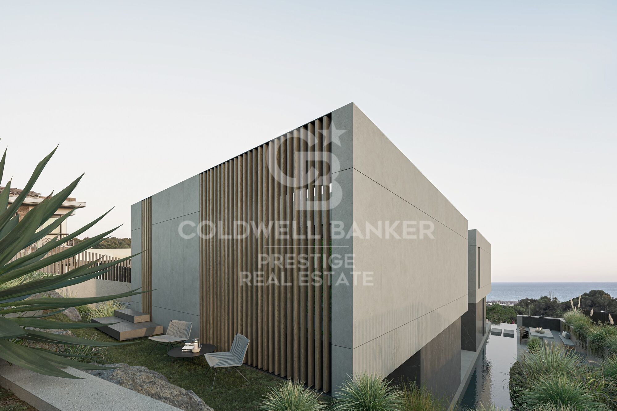 Newly built house near Barcelona