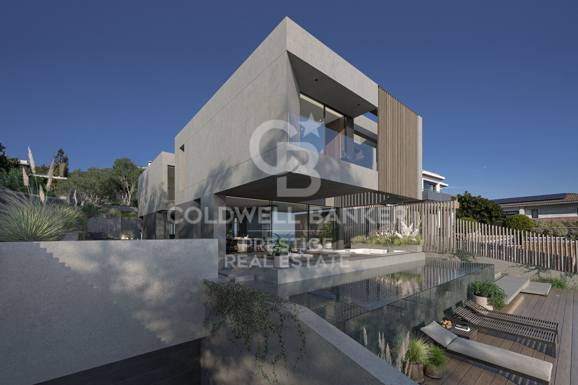 Newly built house near Barcelona