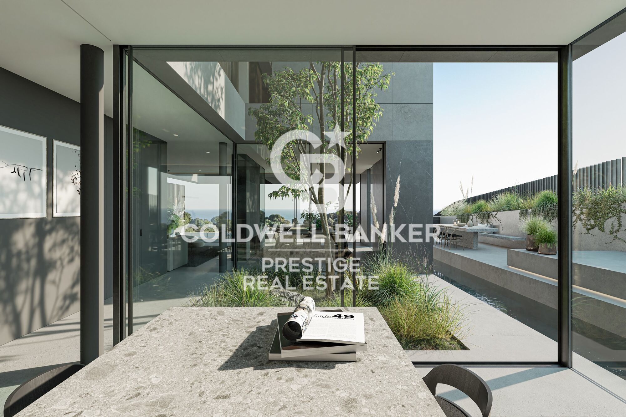 Newly built house near Barcelona