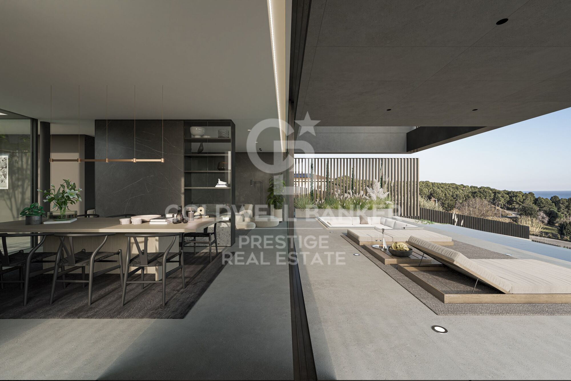Newly built house near Barcelona