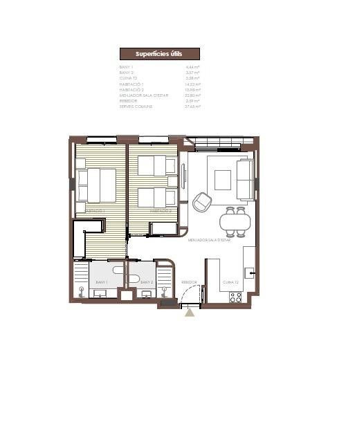 Appartement 3 Pièces Location Andorra la Vella