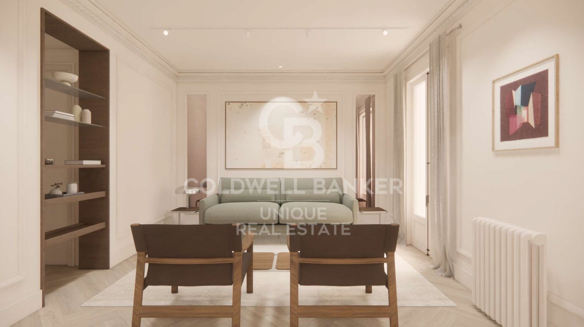 Appartement extérieur rénové avec trois chambres à Goya, Madrid