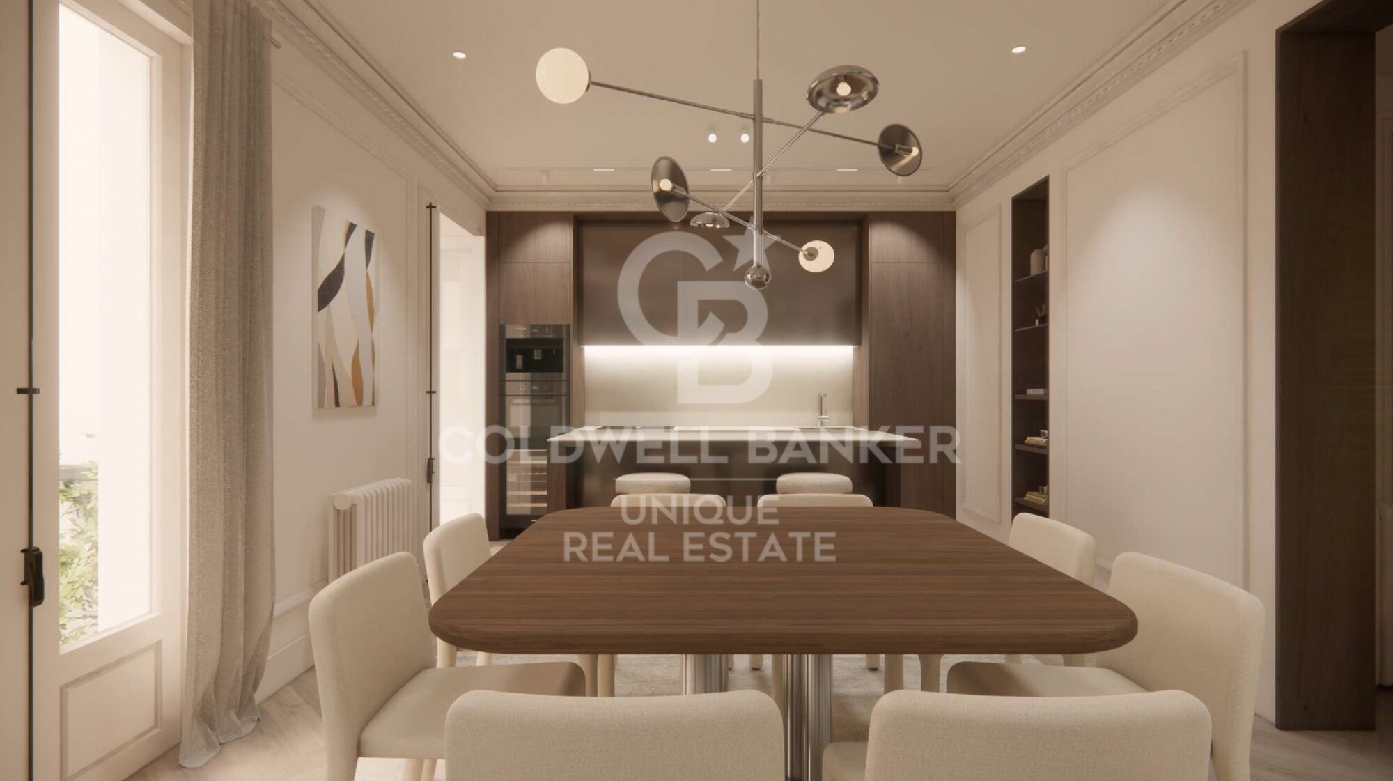 Appartement extérieur rénové avec trois chambres à Goya, Madrid