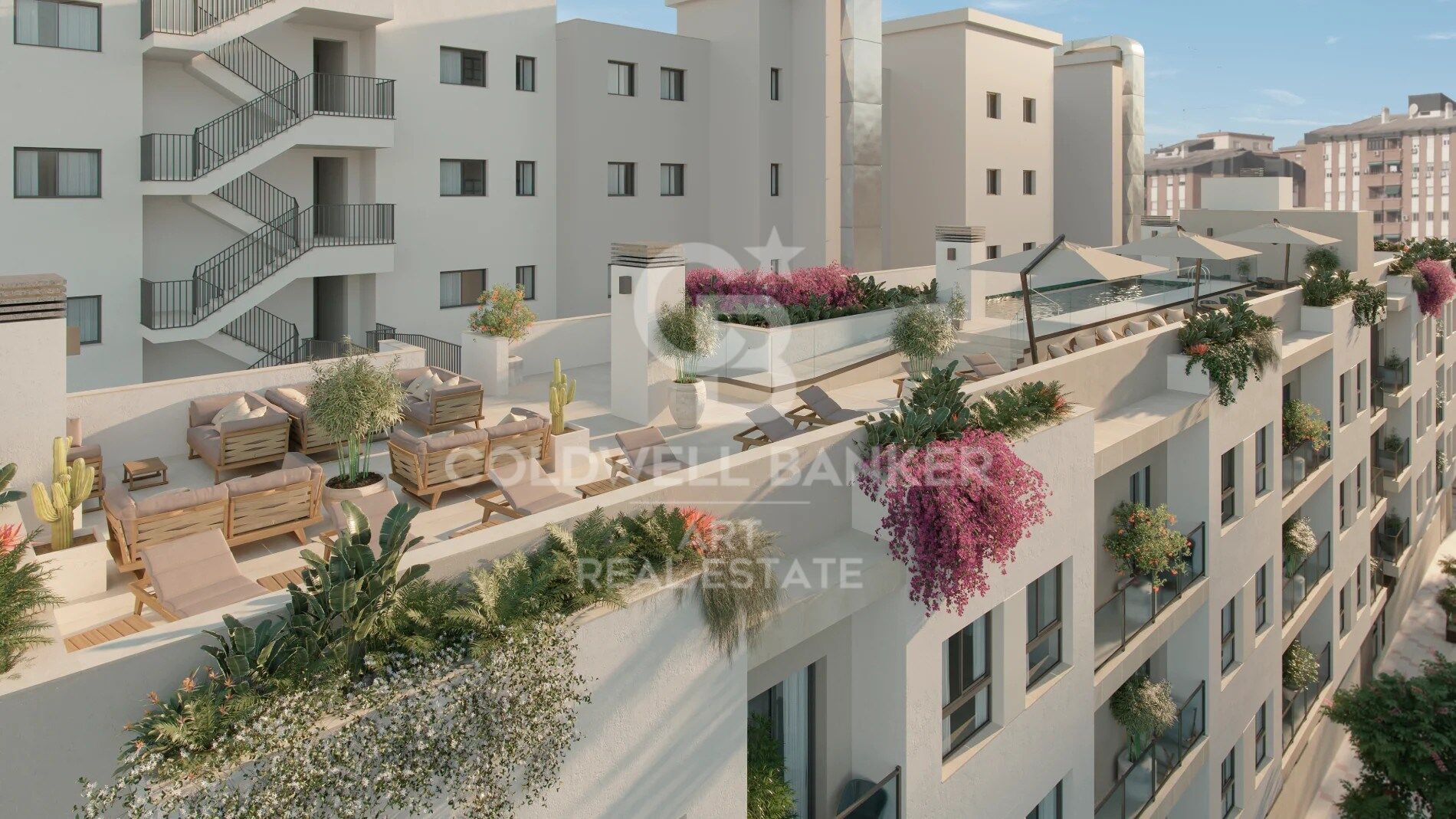 New Residential Development with Swimming Pool in Málaga City Centre