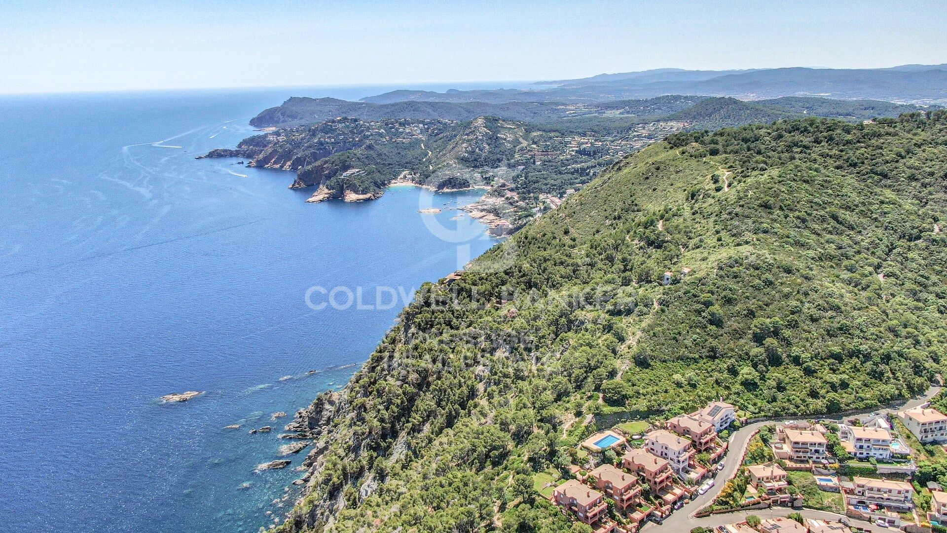 Mediterranes Reihenhaus mit Panoramablick auf das Meer und Gemeinschaftspool, Begur