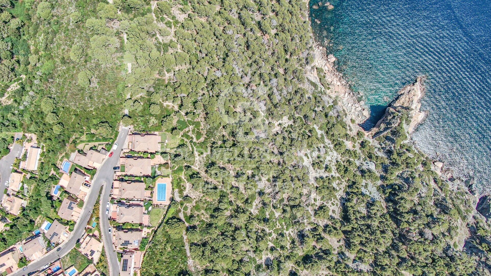 Mediterranes Reihenhaus mit Panoramablick auf das Meer und Gemeinschaftspool, Begur