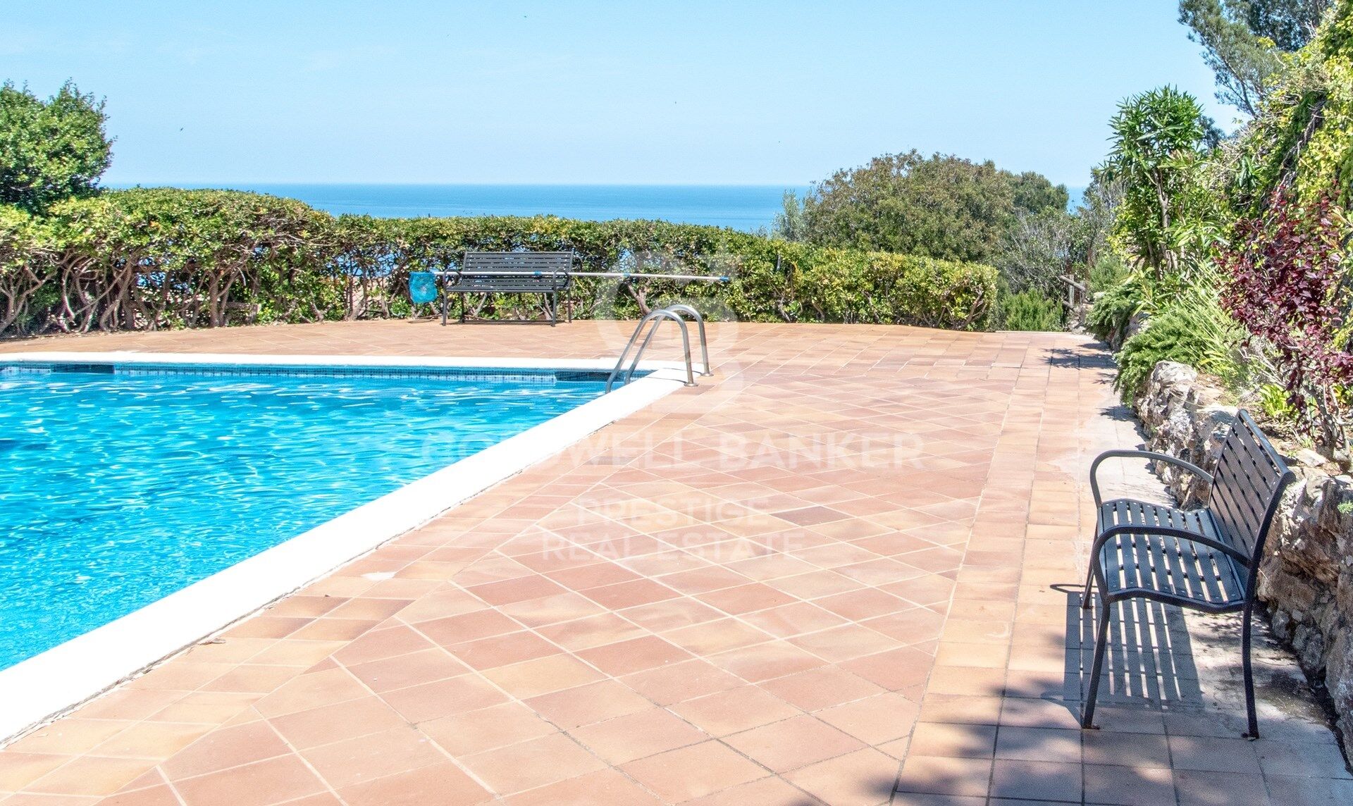 Mediterranes Reihenhaus mit Panoramablick auf das Meer und Gemeinschaftspool, Begur