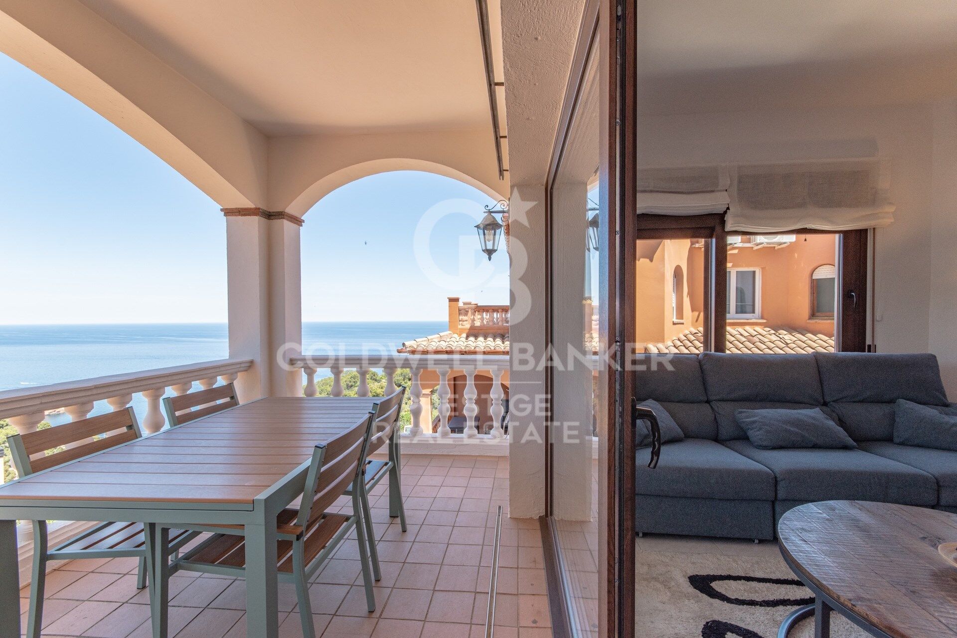Maison de style méditerranéen avec vue panoramique sur la mer et piscine communautaire, Begur