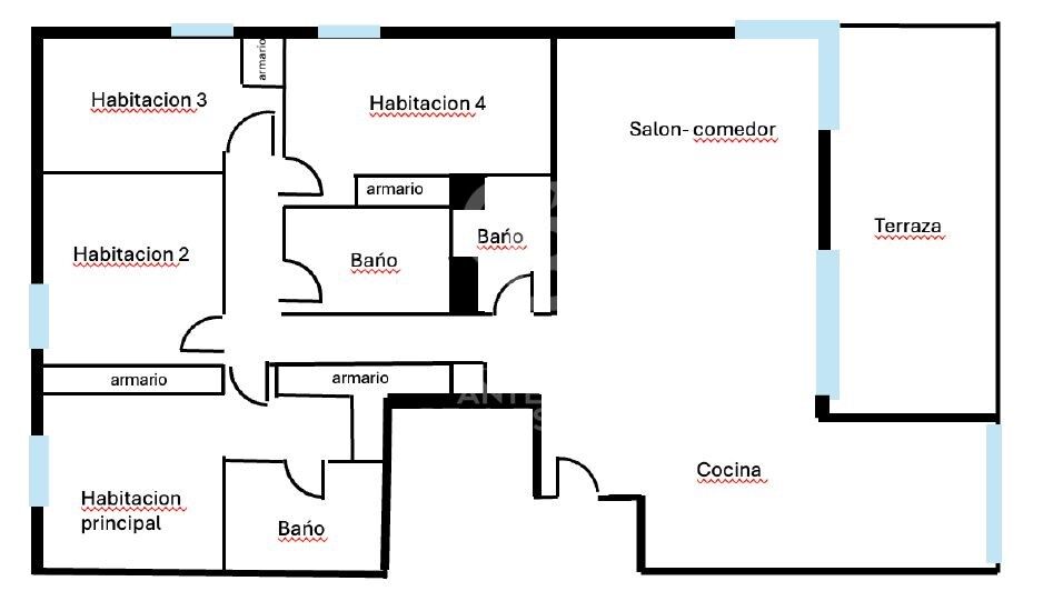 Exclusivo ático con doble terraza junto al Port de Badalona