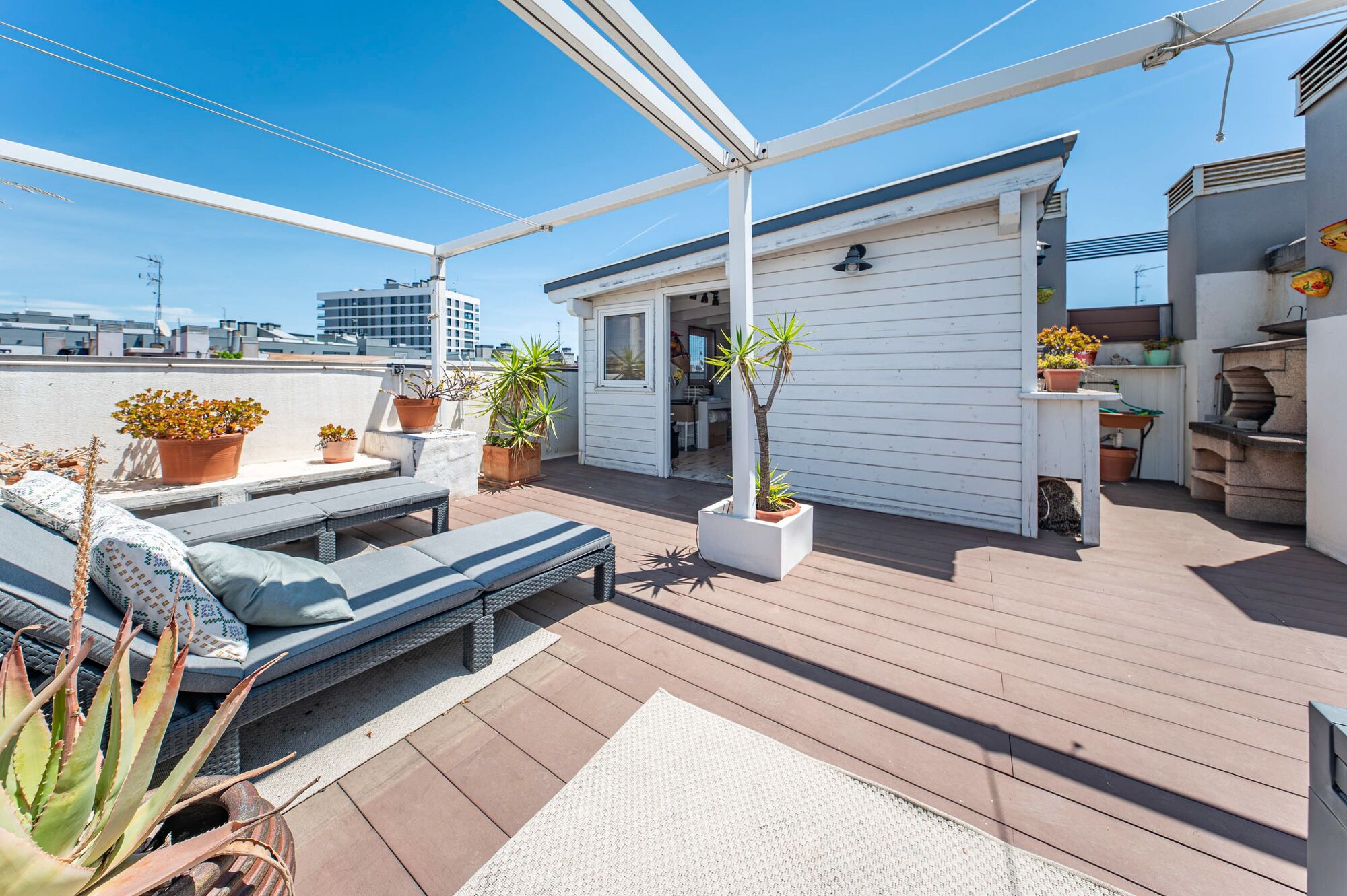 Exclusivo ático con doble terraza junto al Port de Badalona