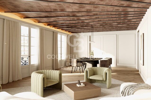 Appartement flambant neuf et entièrement rénové dans le quartier de Gran Vía à Gérone. Le luxe de vivre dans le quartier de l'Eixample.