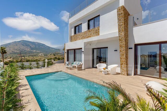 Nouvelle villa moderne à Finestrat, à côté du golf