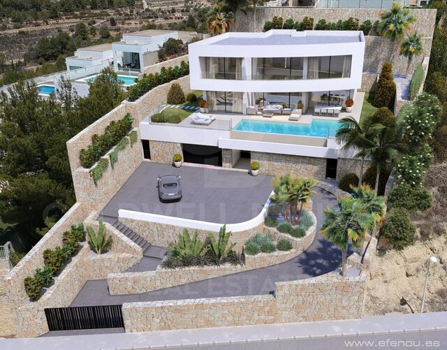 Moderna Villa de nueva construcción en Calpe, 4 dormitorios y 4 baños.