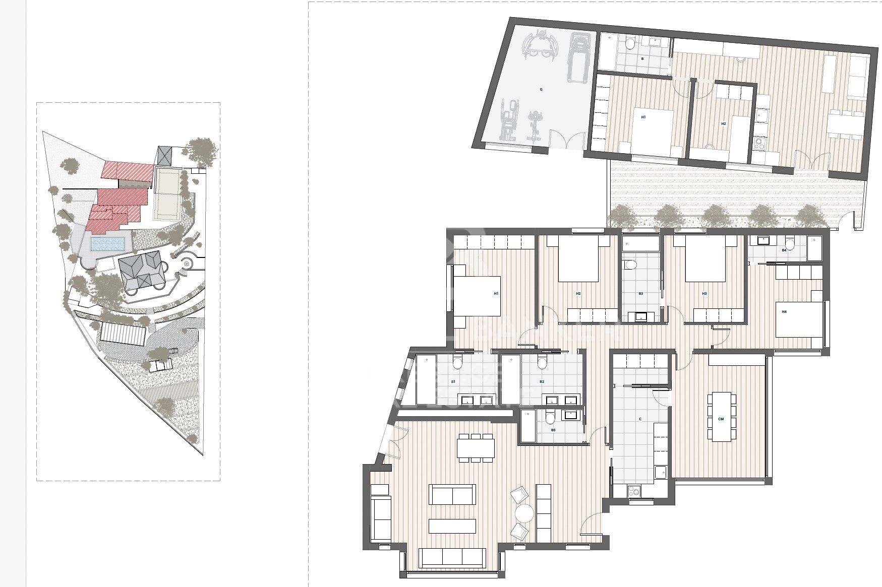 Villa señorial con gran parcela junto a Barcelona