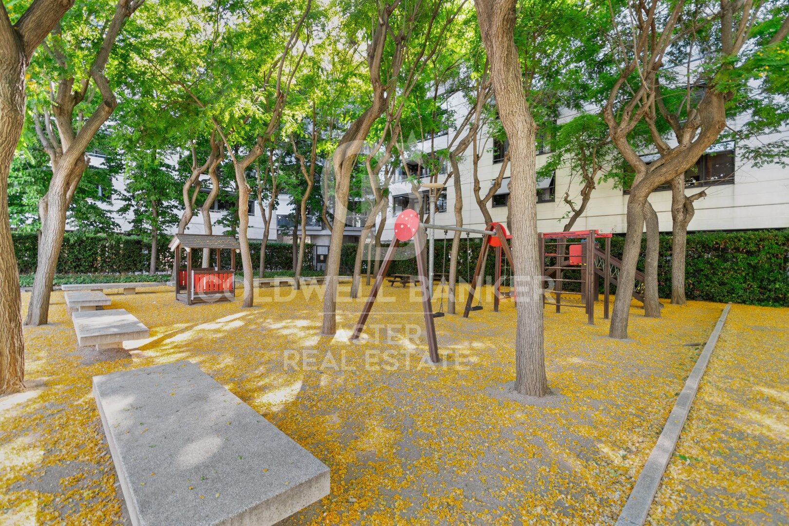 Piso en comunidad con jardín y piscina en Poblenou
