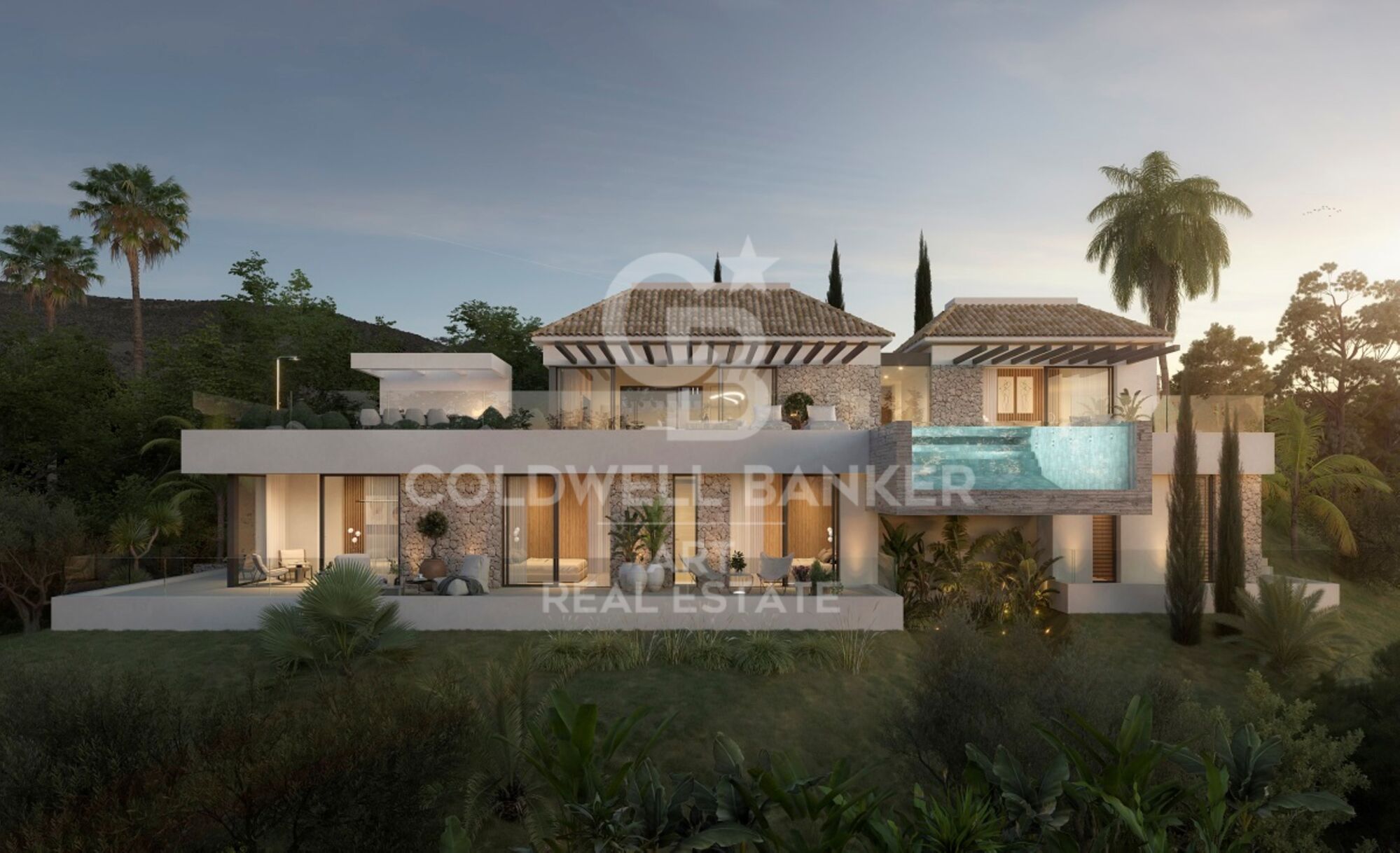 Contemporary Luxury Retreat with Open Views in Monte Mayor