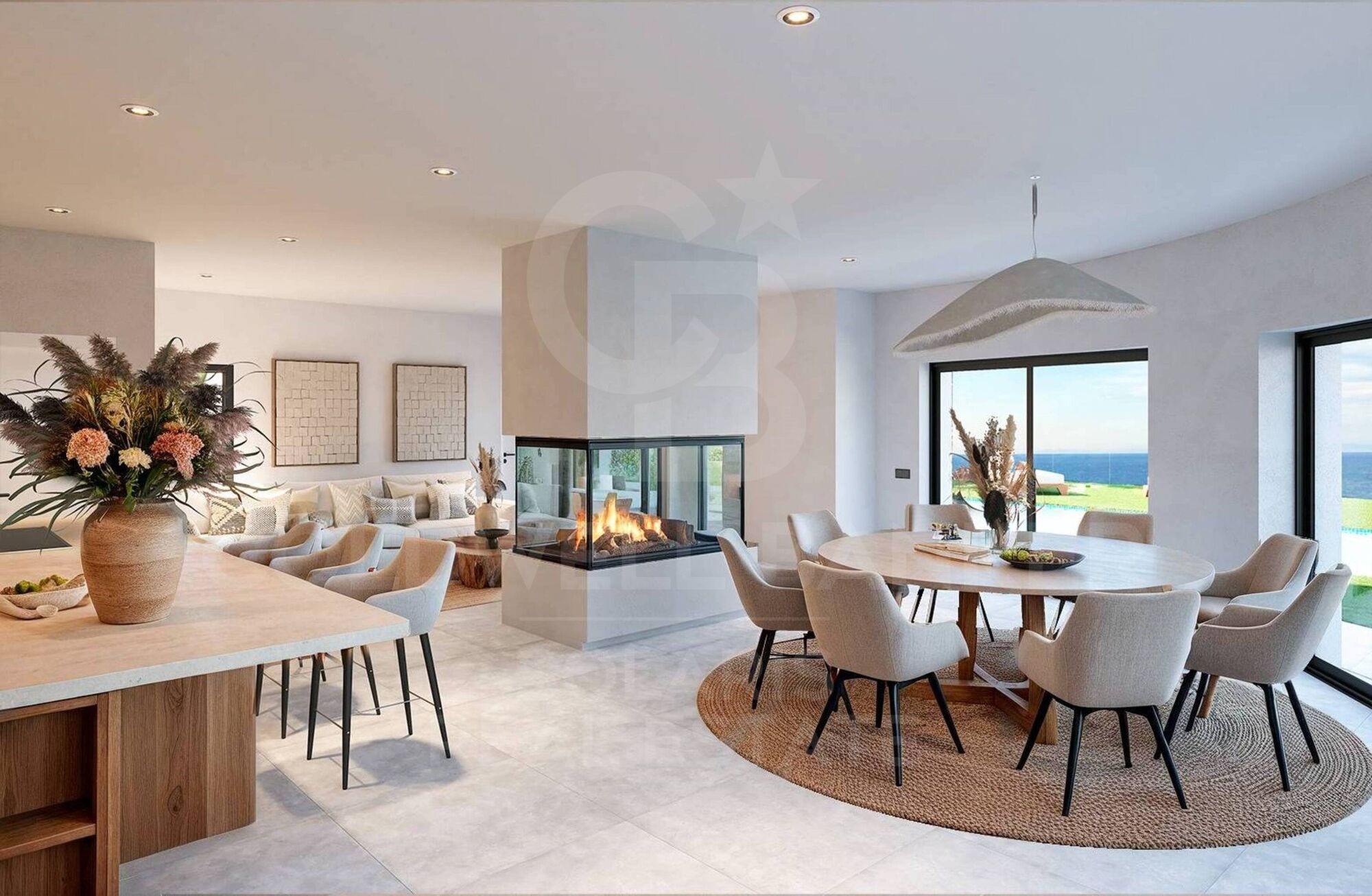 Villa de diseño con vistas panorámicas en Jávea