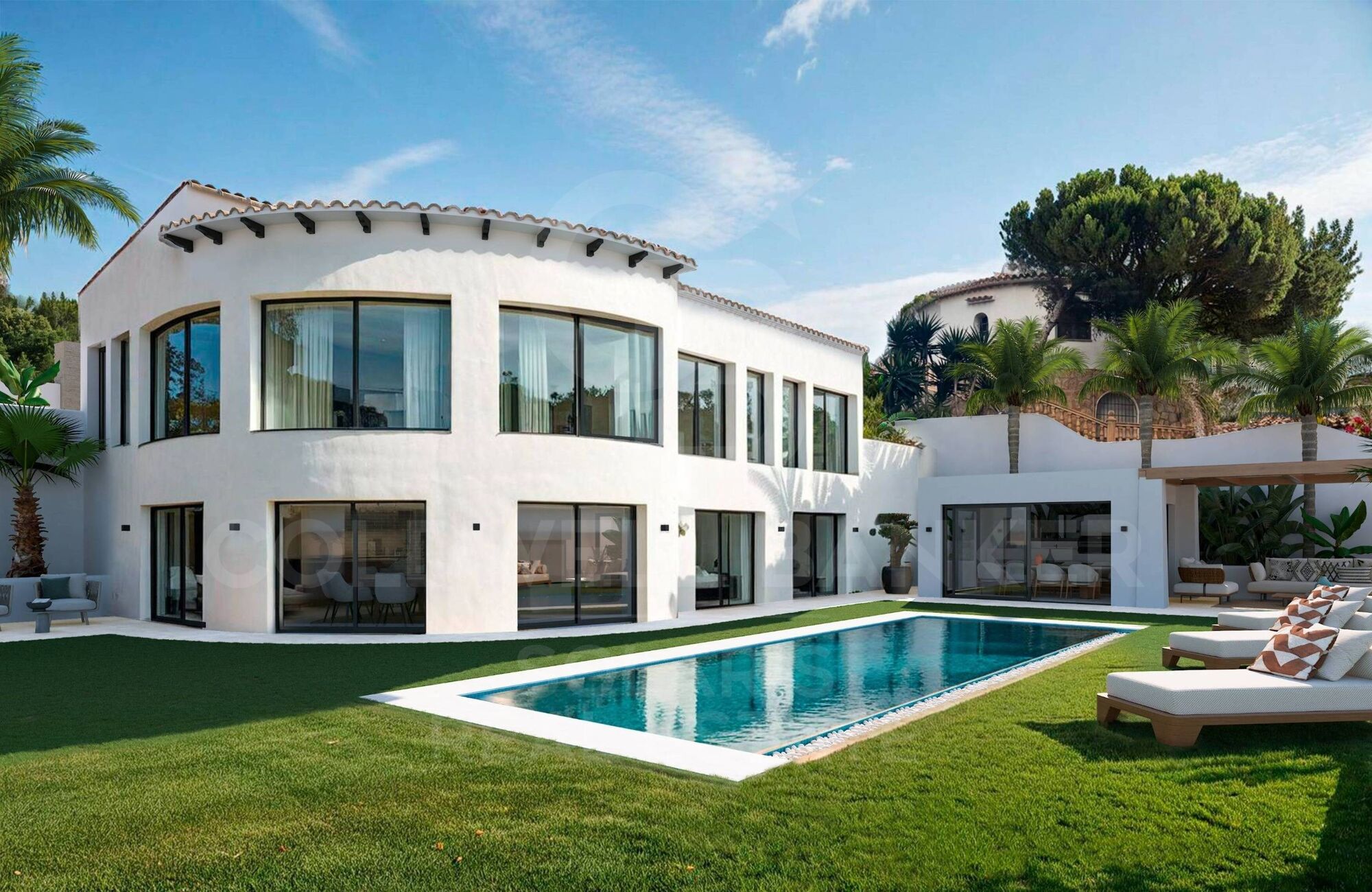 Villa de diseño con vistas panorámicas en Jávea