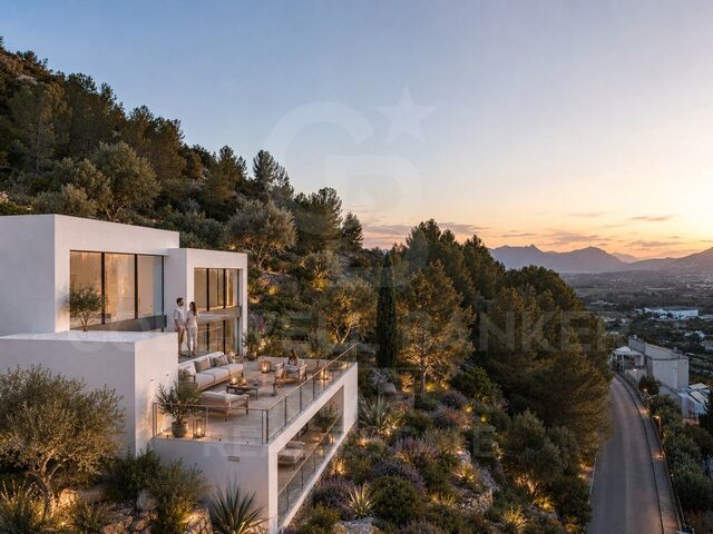 Villa premium exclusive à La Sella avec piscine intérieure, spa et vue panoramique sur la Méditerranée