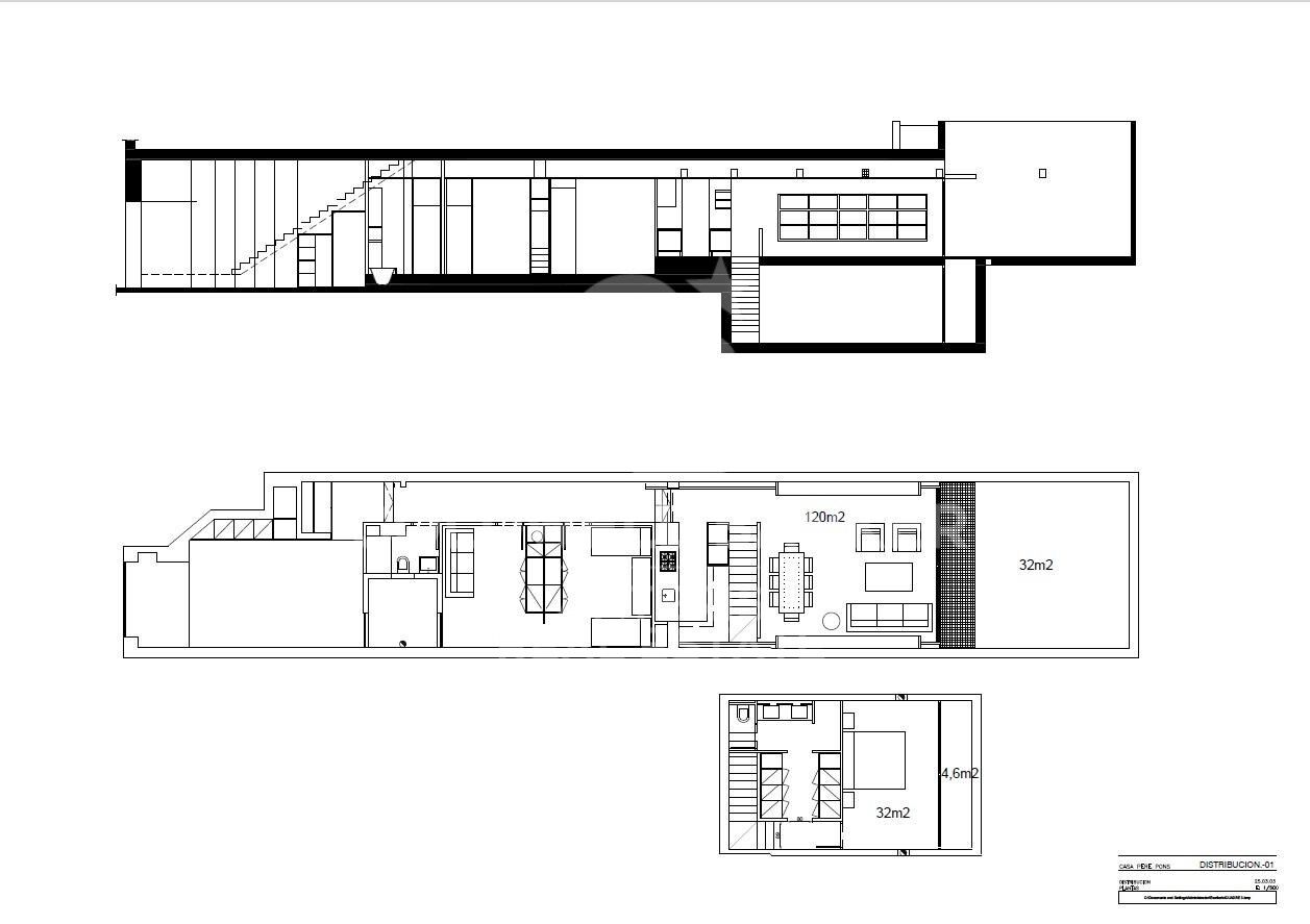 Bright duplex of 176m2 built, with a terrace of 32m2, in Vila de Gracia.