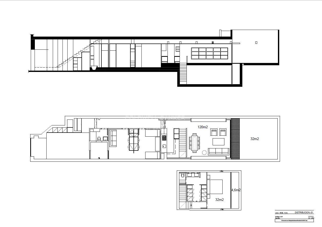 Bright duplex of 176m2 built, with a terrace of 32m2, in Vila de Gracia.
