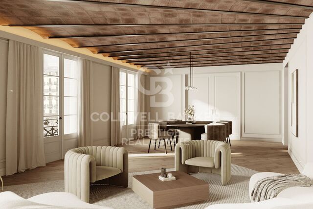 Appartement rénové à vendre dans l'Eixample Derecho