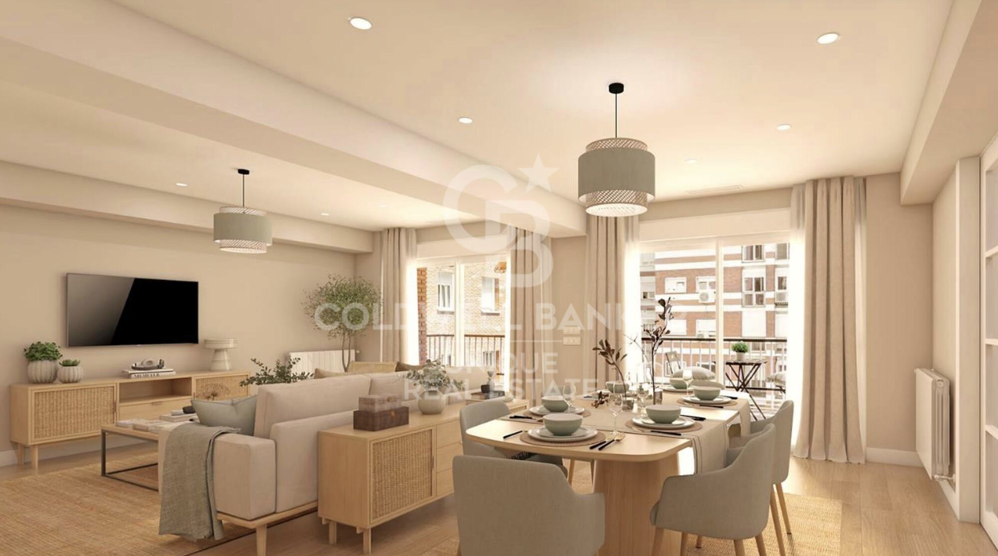 Appartement rénové de 3 chambres à Chamberí