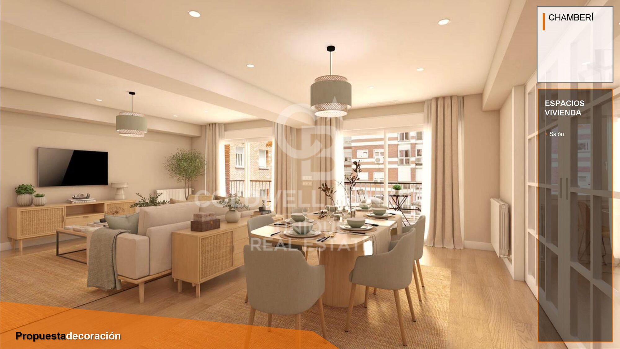 Appartement rénové de 3 chambres à Chamberí