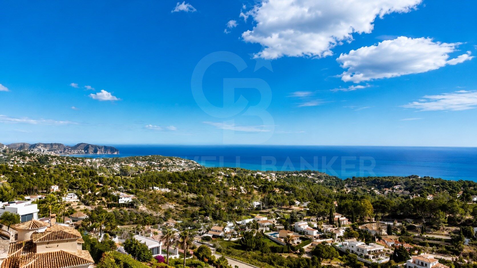 VILLA BENISSA DE ESTILO CLÁSICO - VISTA PANORÁMICA
