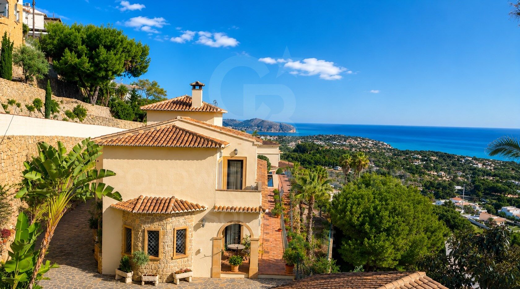 VILLA DE STYLE CLASSIQUE BENISSA - VUE PANORAMIQUE