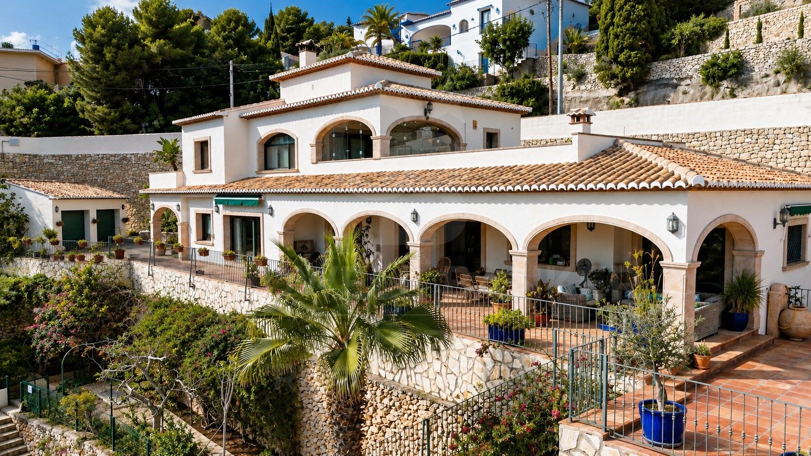 VILLA DE STYLE CLASSIQUE BENISSA - VUE PANORAMIQUE