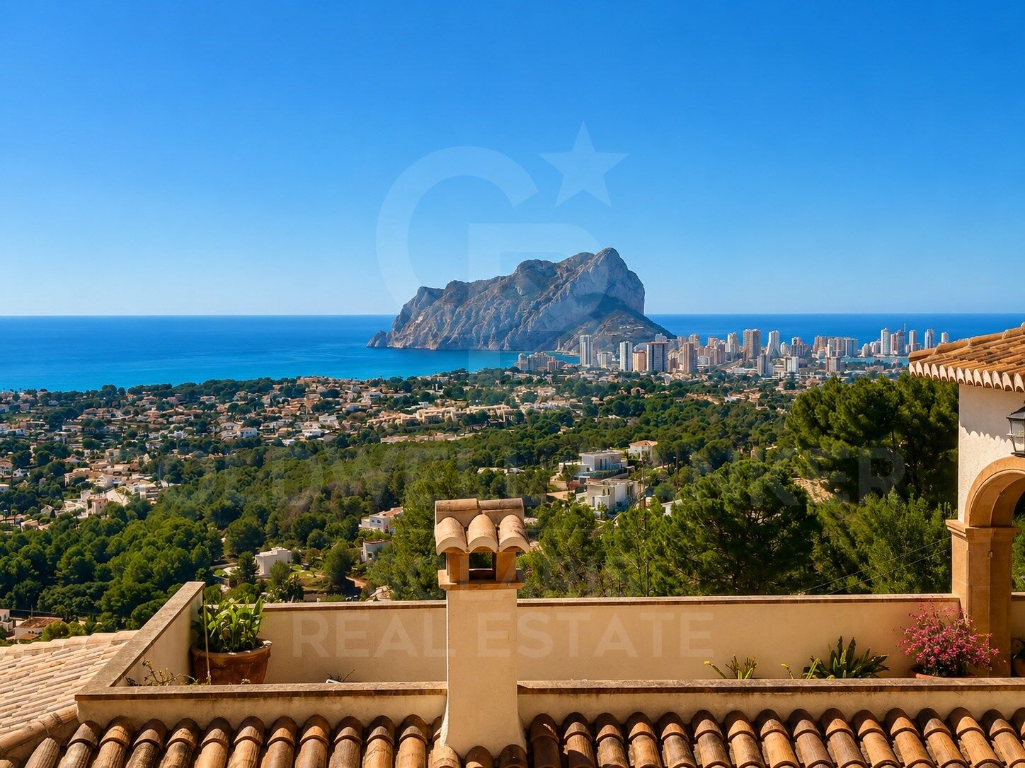 VILLA DE STYLE CLASSIQUE BENISSA - VUE PANORAMIQUE