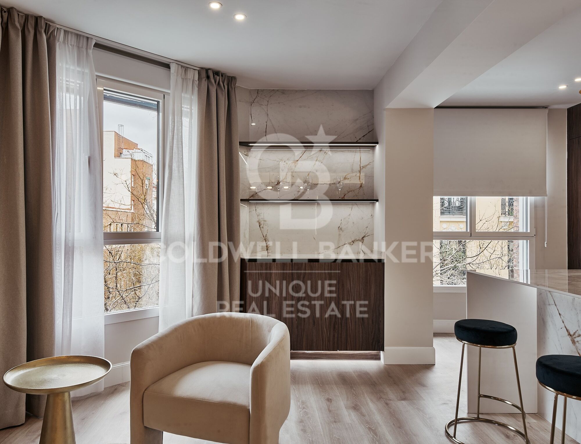 Appartement extérieur neuf de 3 chambres avec terrasse à Goya, Madrid