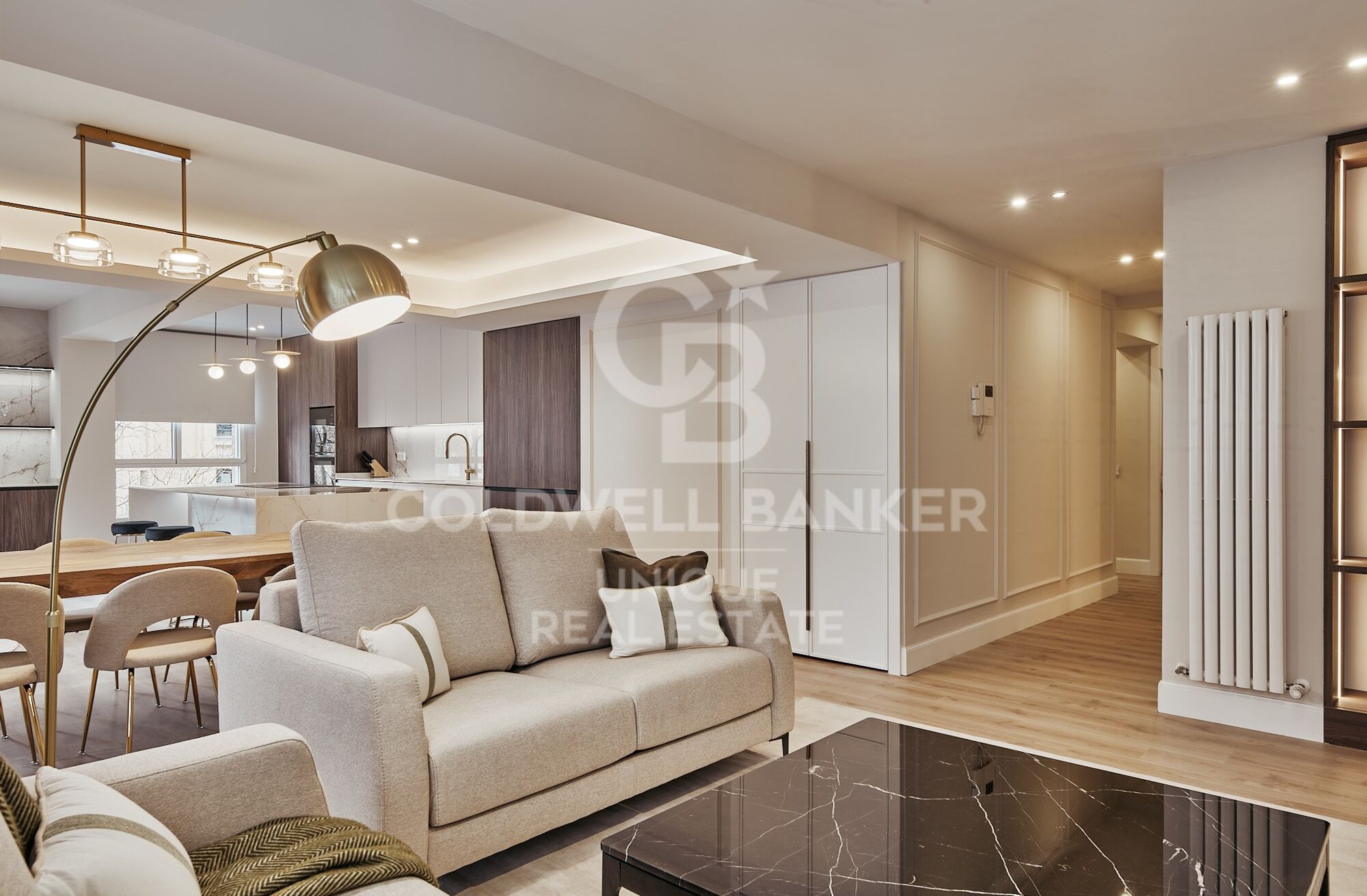 Brandneue 3-Zimmer-Außenwohnung mit Terrasse in Goya, Madrid