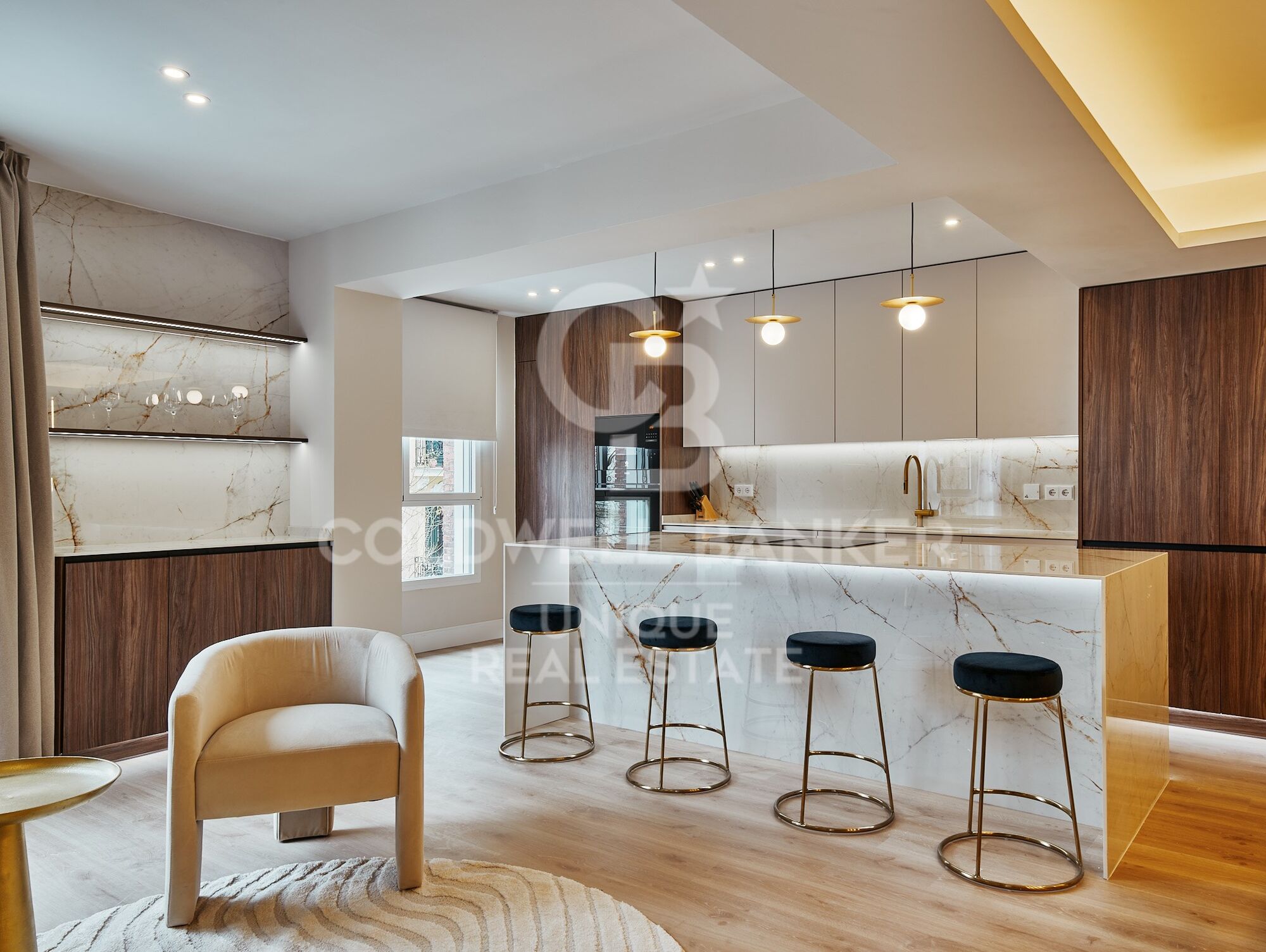 Brandneue 3-Zimmer-Außenwohnung mit Terrasse in Goya, Madrid
