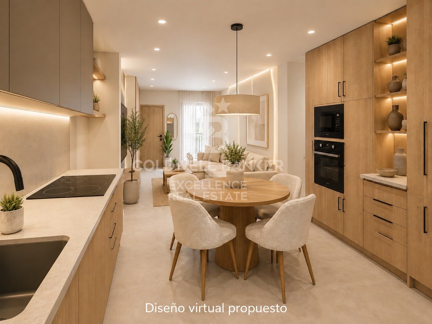 Großzügige Designer-Erdgeschosswohnung mit großer privater Terrasse in El Pilar (Ciutat Vella)