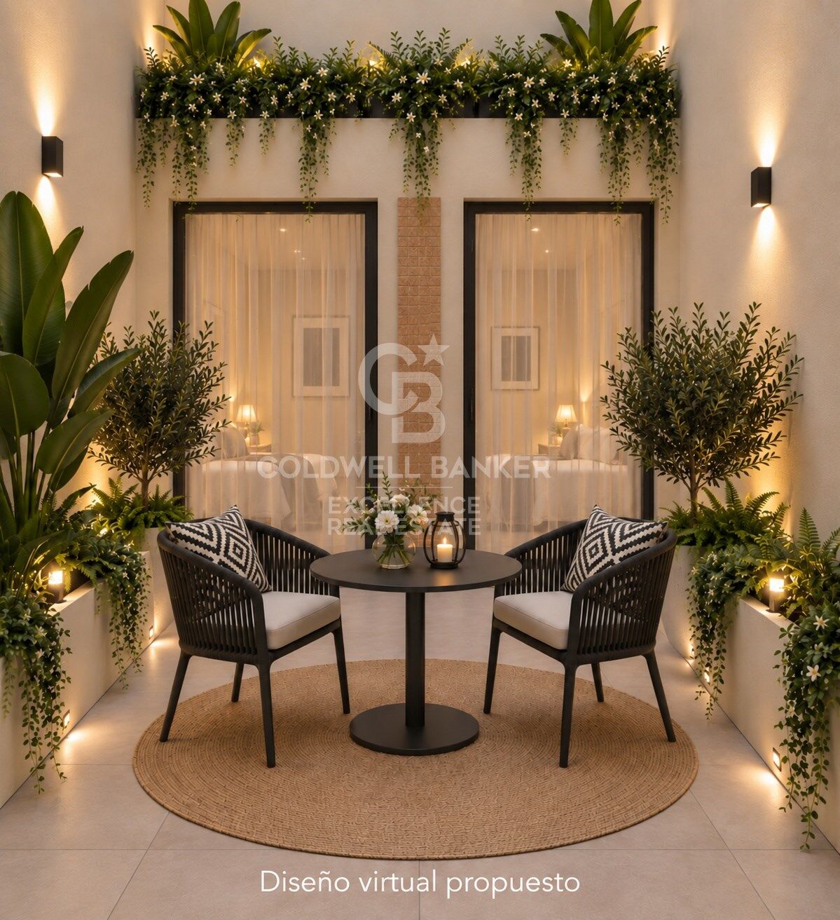 Großzügige Designer-Erdgeschosswohnung mit großer privater Terrasse in El Pilar (Ciutat Vella)