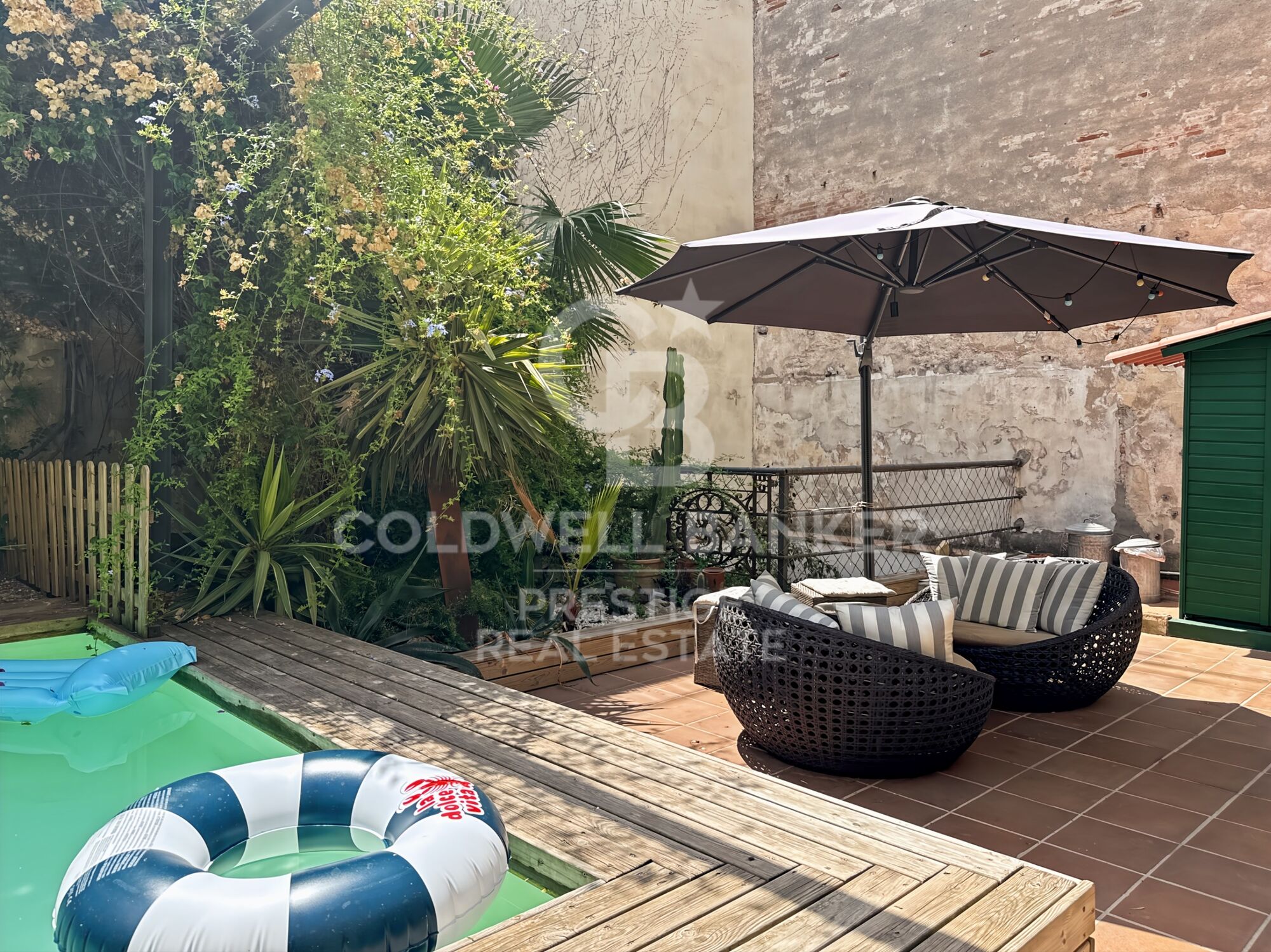 Loft con jardín y piscina en un antiguo palacio del siglo XVIII