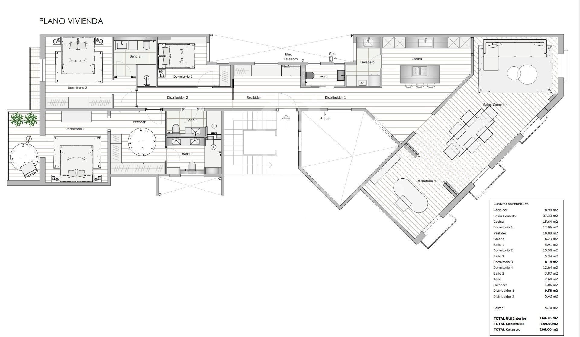 Exclusiva vivienda de lujo en finca regia en el corazón del Quadrat d'Or