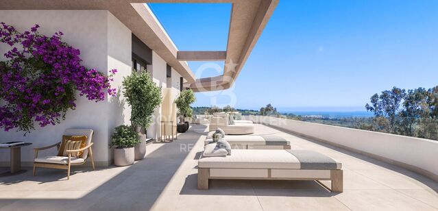 Exklusive Wohnanlage mit 1-, 2- und 3-Zimmer-Wohnungen im Herzen von Estepona Golf.